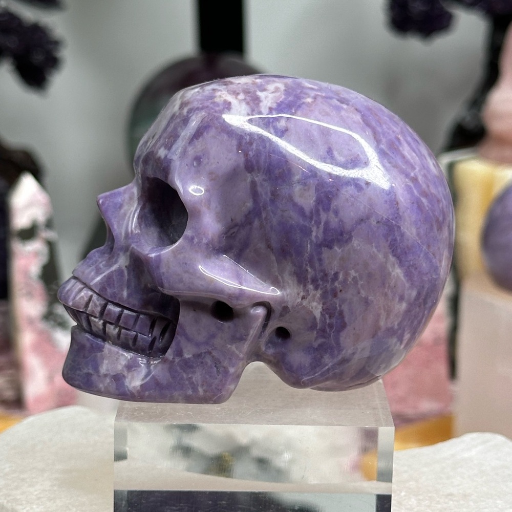 LavenderJade Skull- LJS01 - Picture 3 of 13